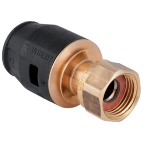 Geberit PushFit Transition avec écrou-raccord, DN 15, 651.582.00.1