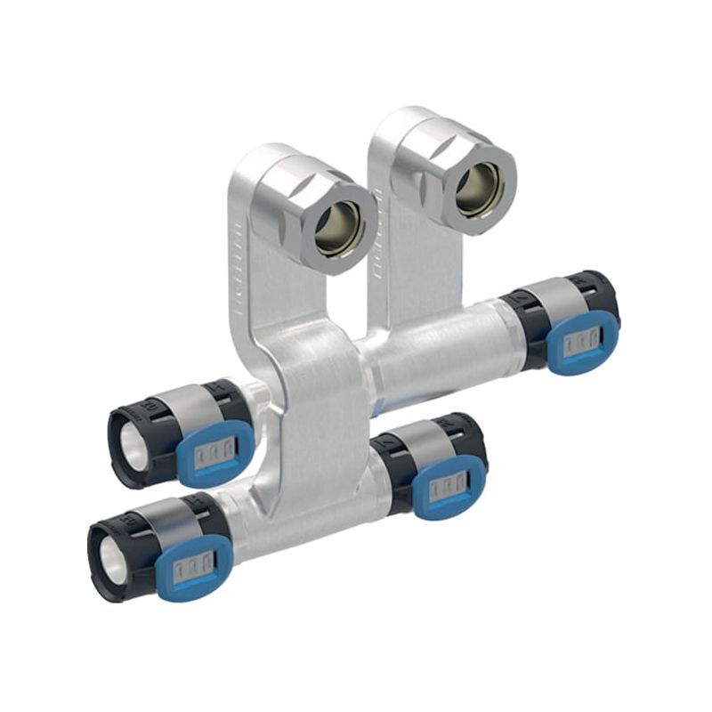 Raccord FlowFit pièce en t 619441221 dn 15/12/15, ø 20/15/20 mm, pour départ / retour - Geberit