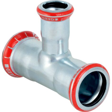 GEBERIT Raccordo Tee 90° Ridotto Femmina Acciaio Ø28X15X28 - 21209