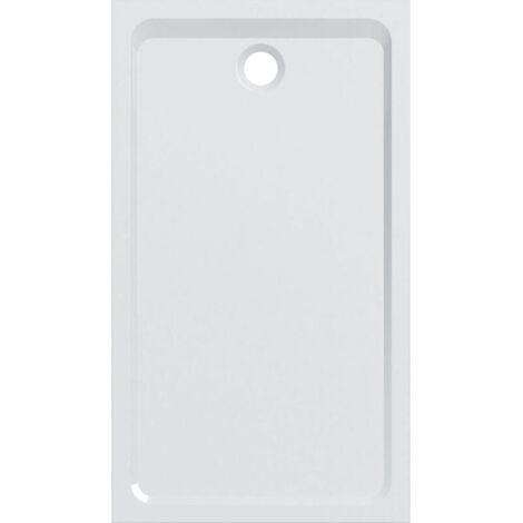 Geberit – Receveur de douche à poser rectangulaire 140x70cm – Blanc mat – 4cm d'épaisseur – 93800777G