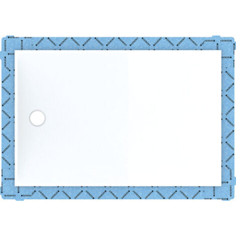 Geberit, receveur de douche Setaplano, 150x80cm, hauteur 4,5 cm,