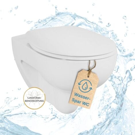 Geberit Renova Hänge WC spülrandlos WC Sitz Schallschutz Komplettset