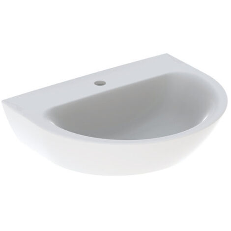 Geberit Renova lavabo, 1 trou pour robinet, sans trop-plein,