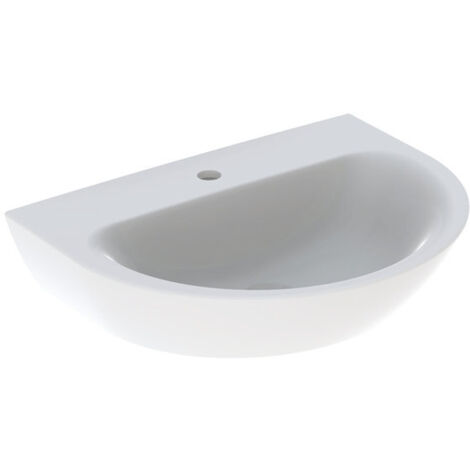 Geberit RENOVA lavabo con foro rubinetto senza troppopieno 650x500mm bianco