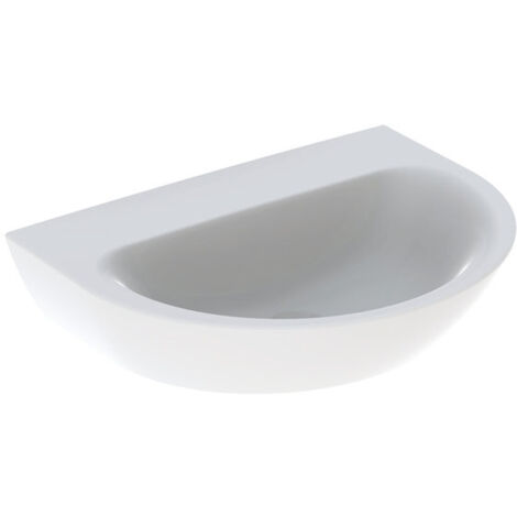 Geberit RENOVA lavabo senza foro rubinetto senza troppopieno 650x500mm bianco