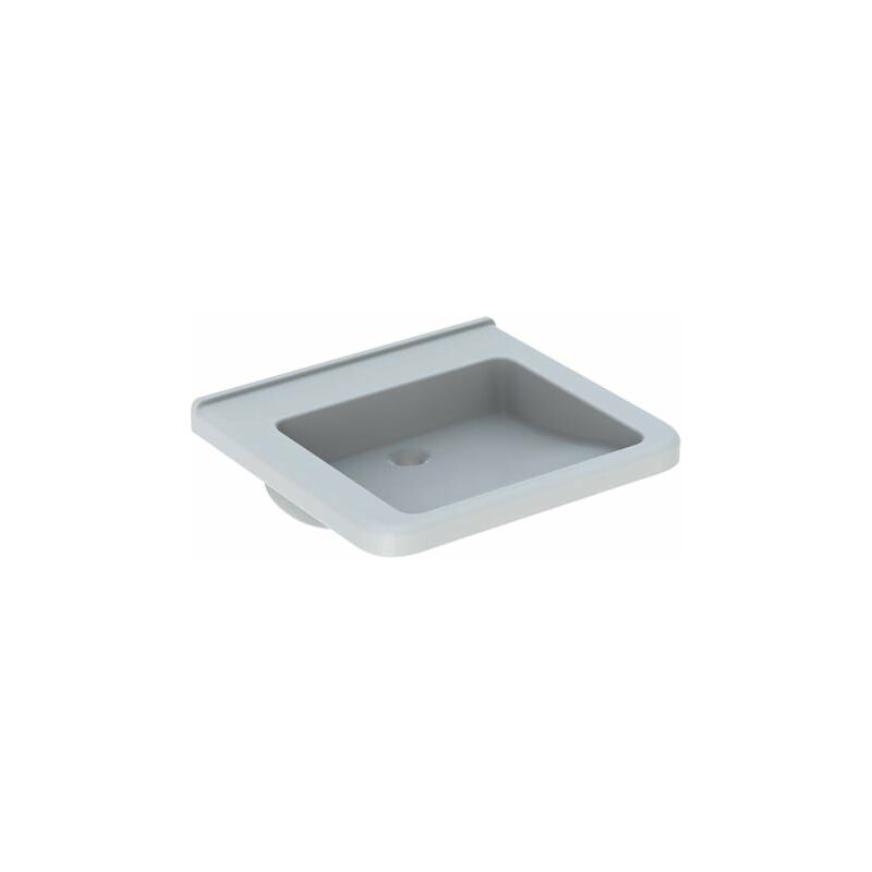 

Renova Nr. 1 Comfort, lavabo, accesible para sillas de ruedas, 600x550 mm, sin agujero para grifo, sin rebosadero, blanco, 128661, color: Blanco, con