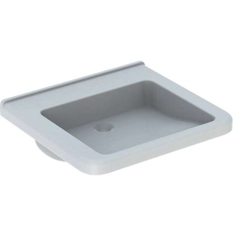Geberit Renova Nr. 1 Comfort, lavabo encastré, 600x550 mm, sans