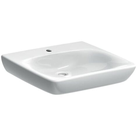 Geberit Renova Nr. 1 Comfort Waschtisch, unterfahrbar, 550x550mm,