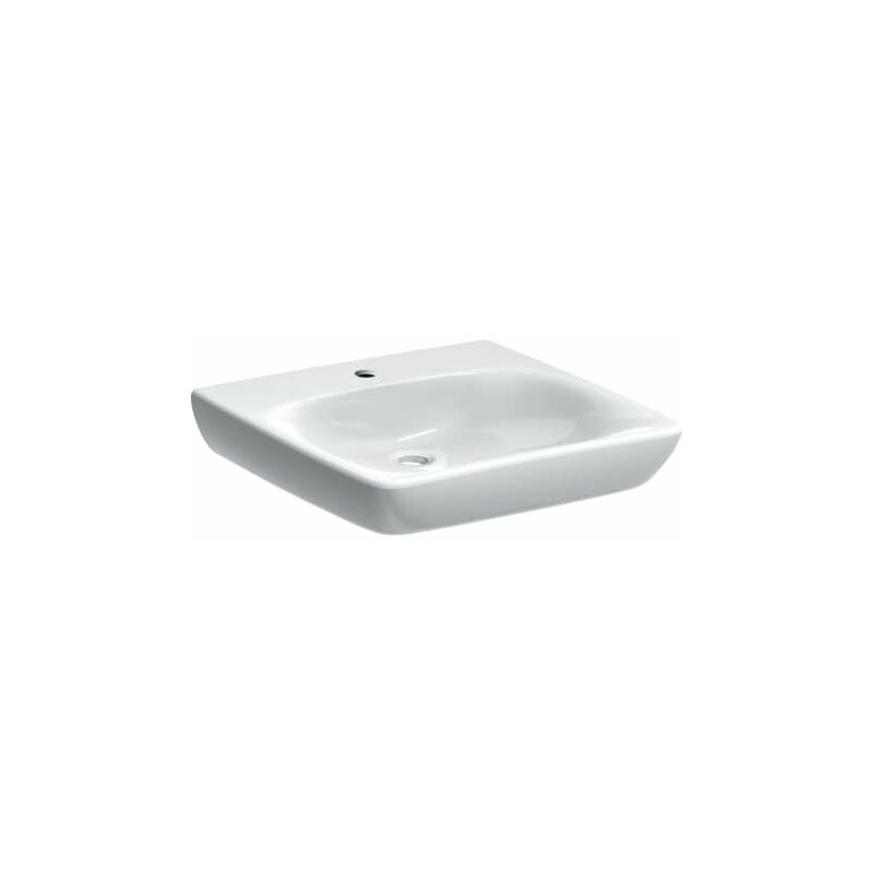 

Renova Nr. 1 Lavabo Comfort, accesible para sillas de ruedas, 550x550mm, con agujero para grifo, sin rebosadero, blanco, 258557, color: Blanco