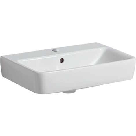 Geberit Renova Nr.1 Comprimo Neu Waschtisch, 550x370 mm,