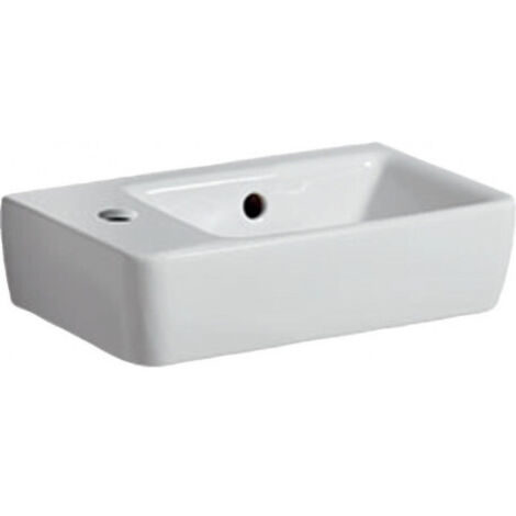 Geberit Renova Nr.1 Comprimo Nouveau lave-mains, 40x25cm, avec