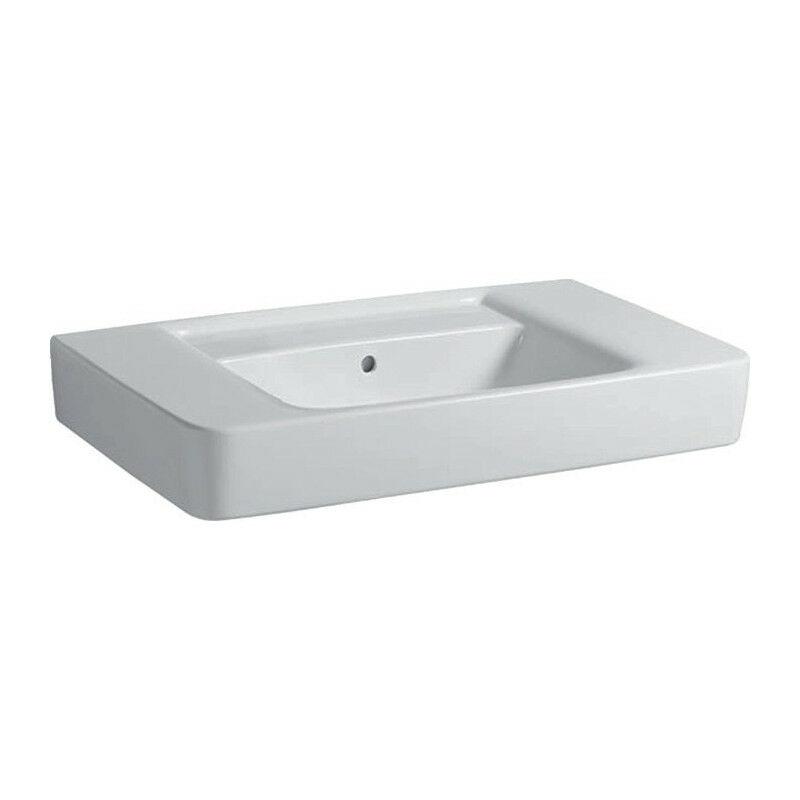 

Lavabo RENOVA PLAN 850x480mm sin orificio para grifería con rebosadero we