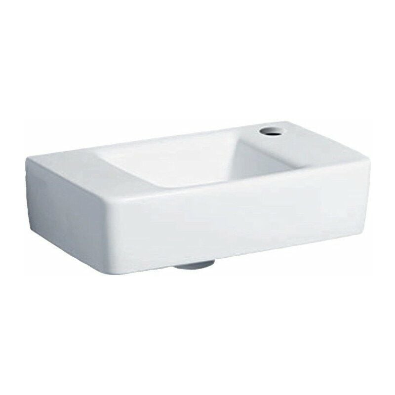 

Lavabo RENOVA PLAN 400x250mm con orificio para grifería sin rebosadero we