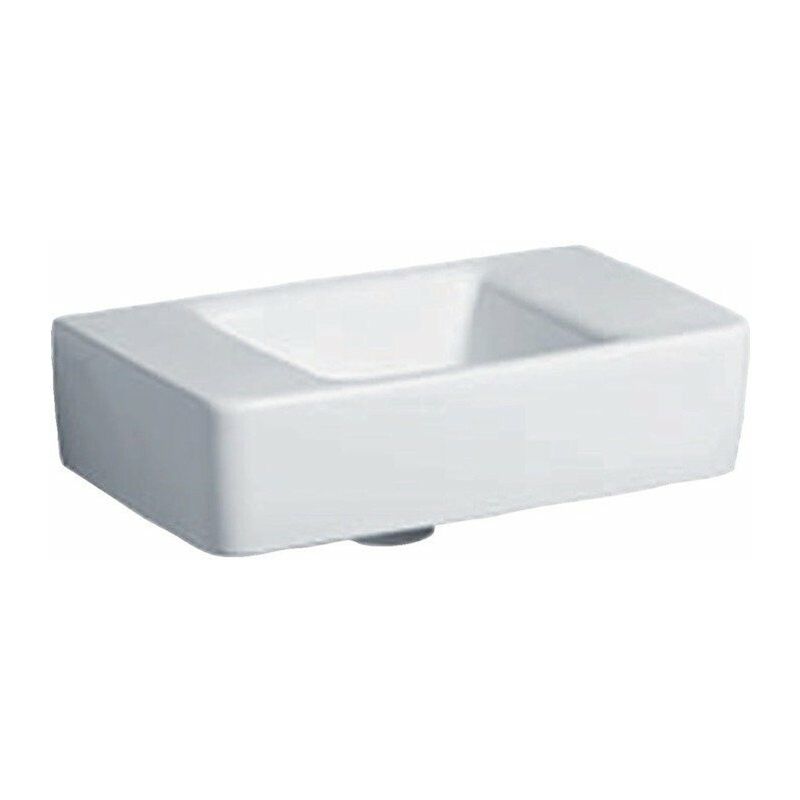 

Lavabo RENOVA PLAN 400x250mm sin orificio para grifería sin rebosadero we