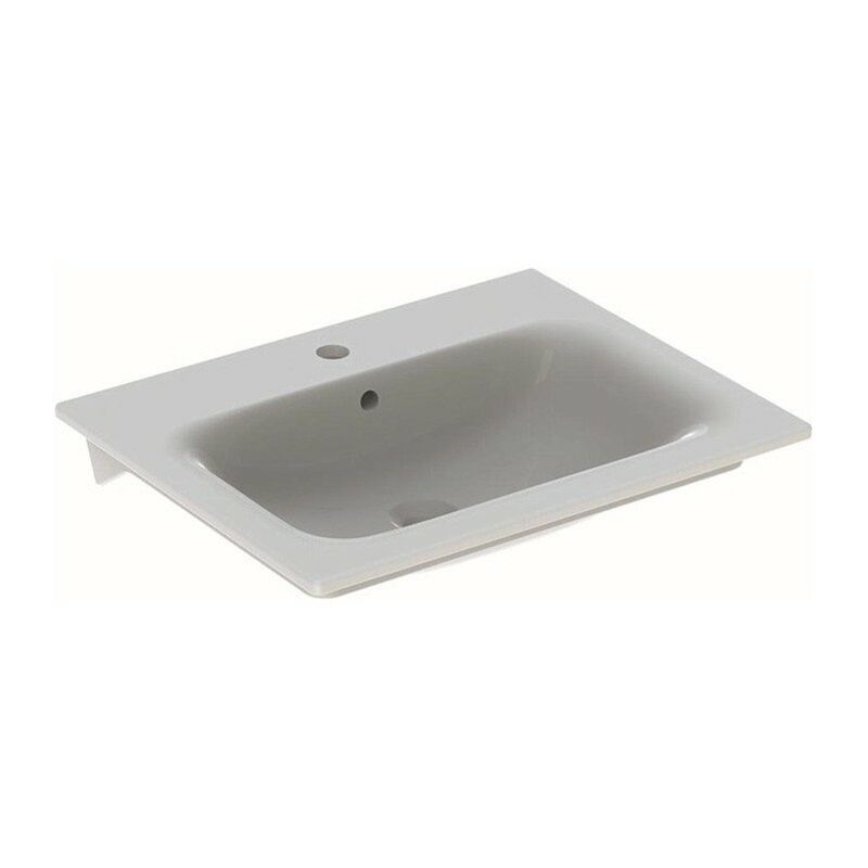 

Lavabo para mueble RENOVA PLAN con orificio para grifería con rebosadero 600x480mm blanco KT