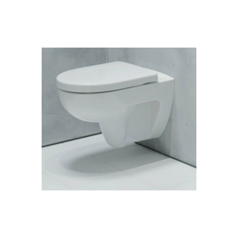 

Renova Nr.1 Lavado WC 4.5-6l pared colgada sin aro de descarga, color: Blanco, con KeraTect - 203050600 - Keramag