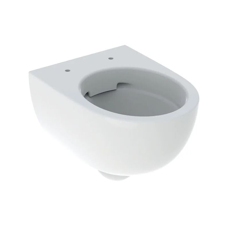 Geberit - Cuvette wc suspendu à fond creux renova compact, caréné et sans bride