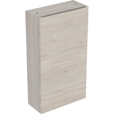 Geberit Renova Plan armoire suspendue avec 1 porte, 39x76x17cm,