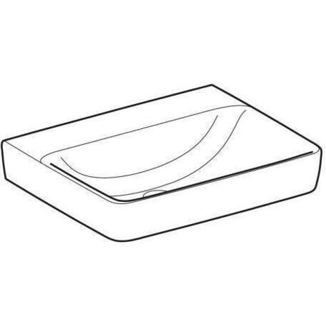 Geberit Renova Plan, Aufsatz-Waschtisch , 60x48 cm, ohne