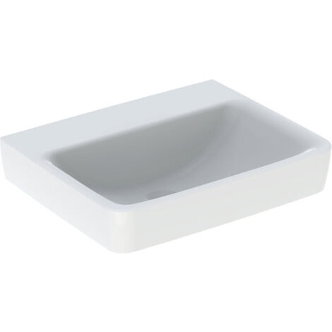 Geberit Renova Plan, lavabo, 55x44 cm, sans trou pour