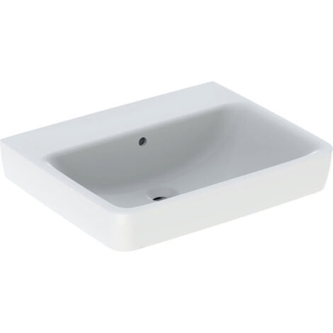 Geberit Renova Plan, lavabo, 60x48 cm, sans trou pour