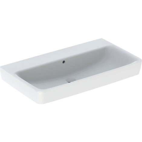 Geberit Renova Plan, lavabo, 85x48 cm, sans trou pour robinet,