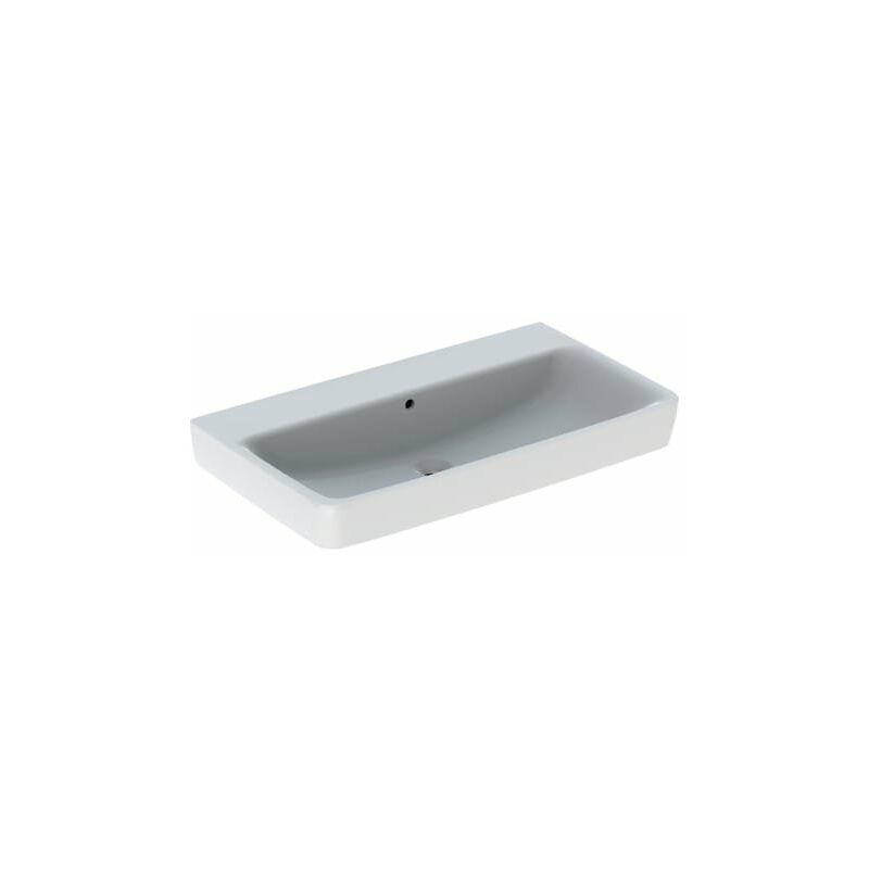 

Geberit Renova Plan, lavabo, 85x48 cm, sin agujero de grifo, con rebosadero, 501700, color: blanco/KeraTect - 501.700.00.8