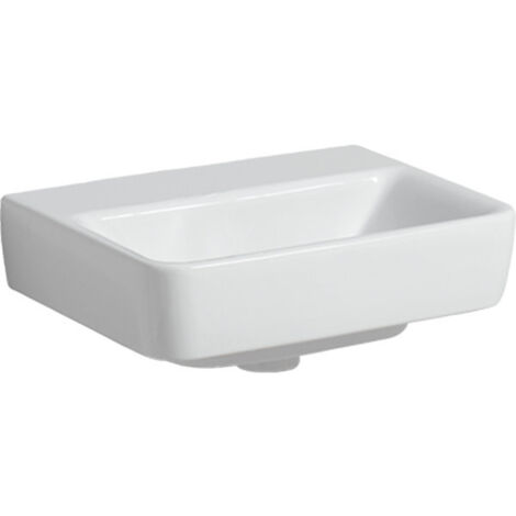 Geberit Renova Plan, lave-mains, 45x34 cm, sans trou pour