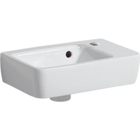 Geberit Renova Plan, lave-mains, saillie réduite, 36x25 cm, 1