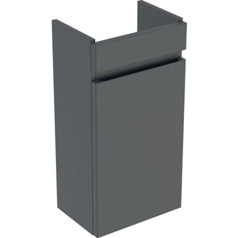 Geberit Renova Plan meuble sous lavabo, avec une porte, portée