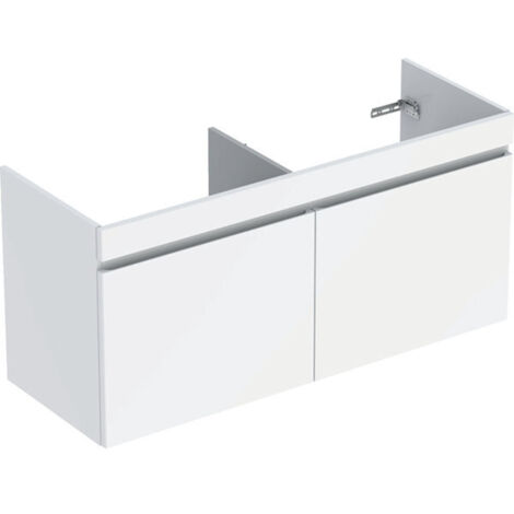 Geberit Renova Plan meuble sous-lavabo double avec 2 tiroirs,