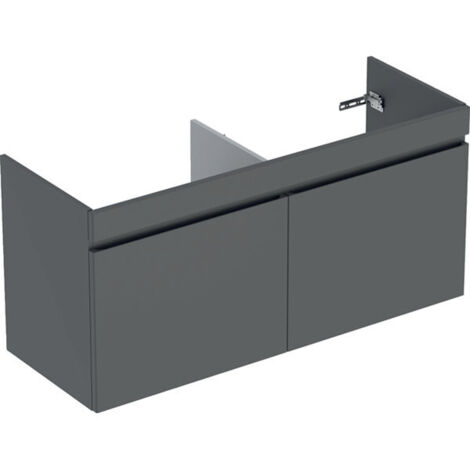 Geberit Renova Plan meuble sous-lavabo double avec 2 tiroirs,