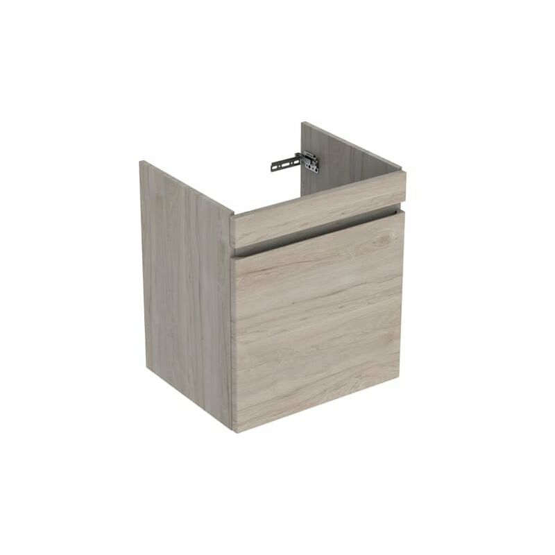 

Geberit Renova Plan mueble para lavabo, con 1 cajón, 58,5x60,6x44,6cm, 501906, color: Nogal nogal claro/estructurado en lámina - 501.906.00.1