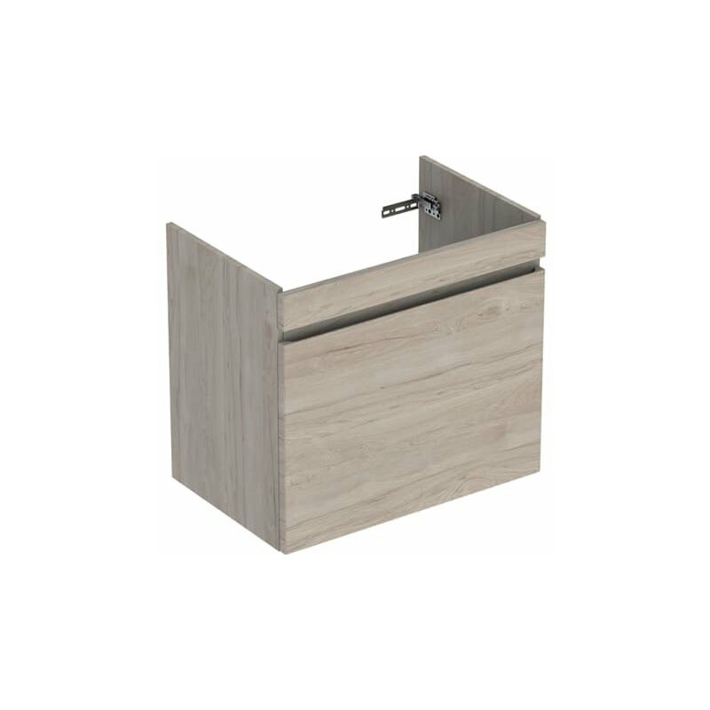 

Geberit Renova Plan mueble para lavabo, con 1 cajón, 78,2x60,6x44,6cm, 501909, color: Nogal nogal claro/estructurado en lámina - 501.909.00.1