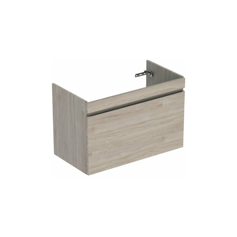 

Geberit Renova Plan mueble para lavabo, con 1 cajón, 92,8x60,6x44,6cm, 501911, color: Nogal nogal claro/estructurado en lámina - 501.911.00.1