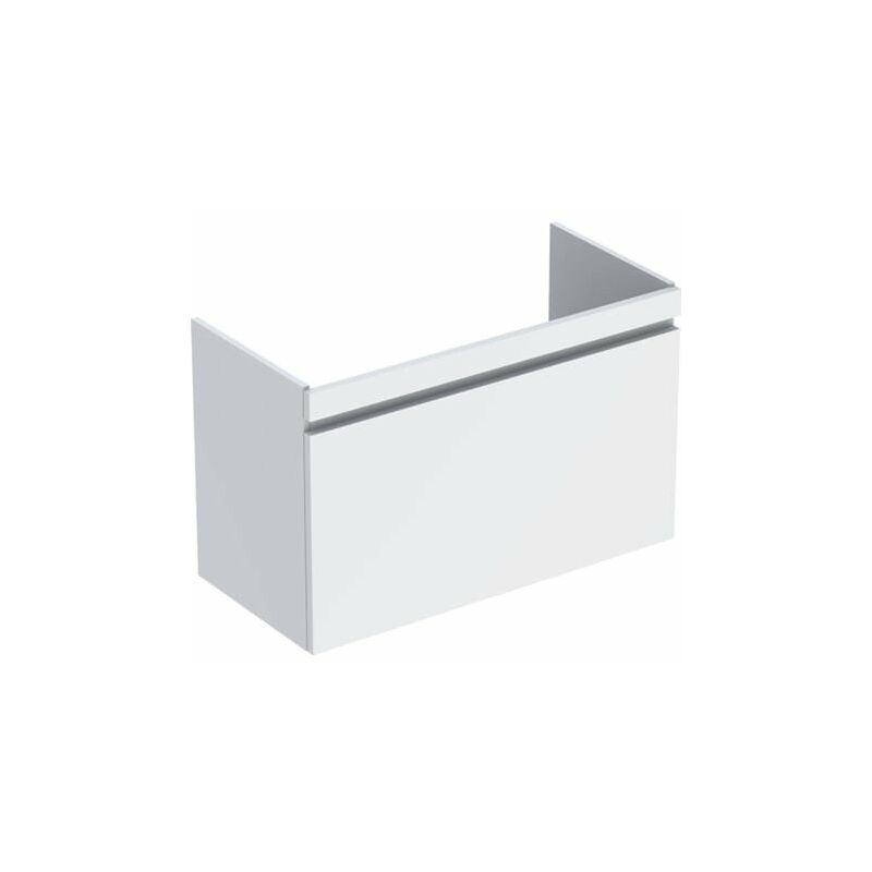 

Geberit Renova Plan mueble para lavabo, con 1 cajón, 92,8x60,6x44,6cm, 501911, color: blanco / lacado alto brillo - 501.911.01.1