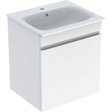 Geberit Renova Plan Set avec lavabo et armoire basse, 1 tiroir,