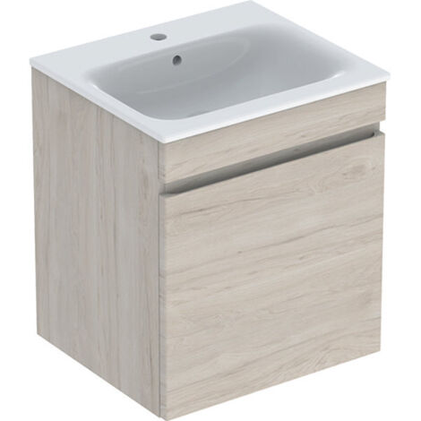 Geberit Renova Plan Set avec lavabo et armoire basse, 1 tiroir,