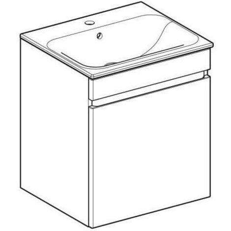 Geberit Renova Plan Set mit Waschtisch u. Unterschrank ,1