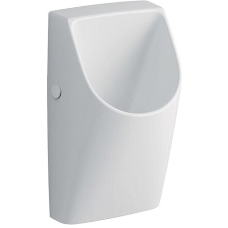 Geberit Renova Plan Urinal wasserlos, Abgang nach hinten, Tiefe 30cm, Weiß