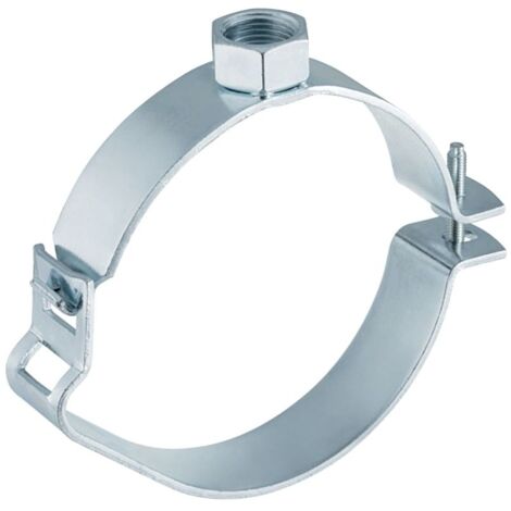 Geberit Rohrschelle mit Gewindemuffe Rohrgewinde 1/2 verstellbar d125/133