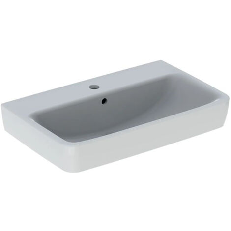 GEBERIT Selnova compact lavabo sospeso l.63 cm bianco lucido codice prod: 501.890.00.7