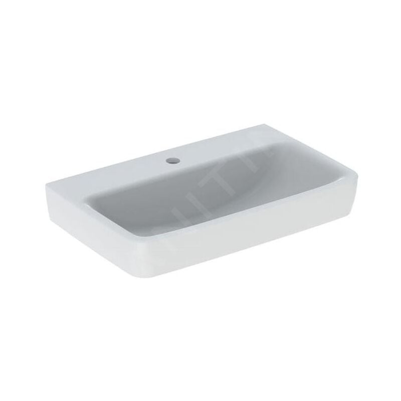 Selnova Compact - Lavabo 650x400 mm, sans trop-plein, trou pour robinetterie, blanc 501.891.00.7 - Geberit