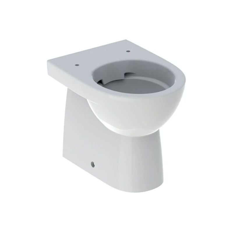 Vase au sol, à chasse, filoparete blanc brillant Geberit Selnova Compact - Con copri wc Standard