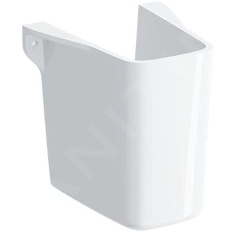 Geberit Selnova Square - Cache-siphon pour lave-mains, blanc 501.477.00.7