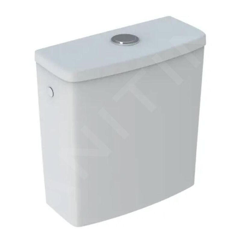 Geberit - Selnova Square - Réservoir de chasse d'eau, 370x390 mm, blanc 501.578.01.1