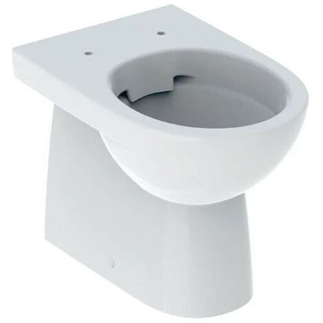 GEBERIT - SELNOVA VASO WC BTW A PAVIMENTO A CACCIATA CON SCARICO ORIZZONTALE O VERTICALE RIMFREE BIANCO 500.393.01.7