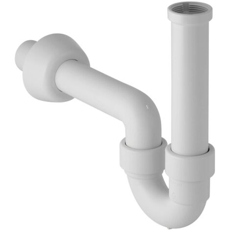 GEBERIT serie 151.100.11.1 Sifone per lavabo in PP bianco orientabile 11/4x40 mm