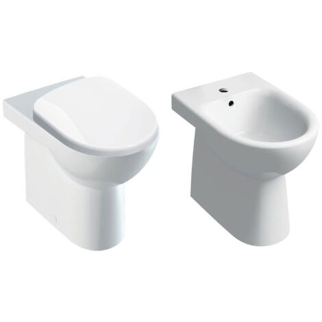 GEBERIT Serie Selnova Pro set a terra wc+bidet+sedile chiusura tradizionale codice prod: 500.844.00.7 500.289.01.7