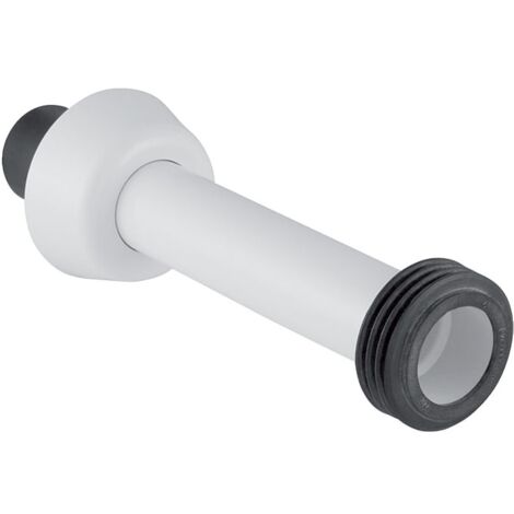 Geberit Set Spülbogenverlängerung mit Rosette Außendurchmesser 45mm, Alpinweiß